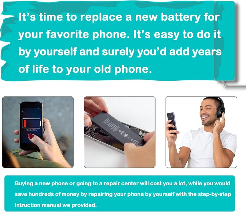 MAXSHARKS New Upgraded Battery for Galaxy A52 / A52s, EB-BG781ABY Replacement Battery Compatible with Samsung Galaxy A52 / A52s, with Repair Tools & Instruction - Image 2